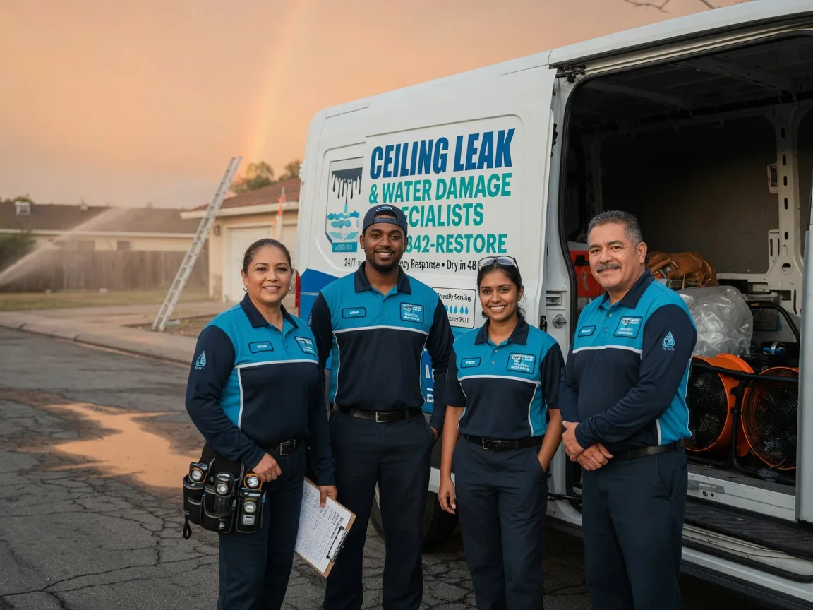 Ceiling Leak Cleanup company in Green Valley Lake, CA