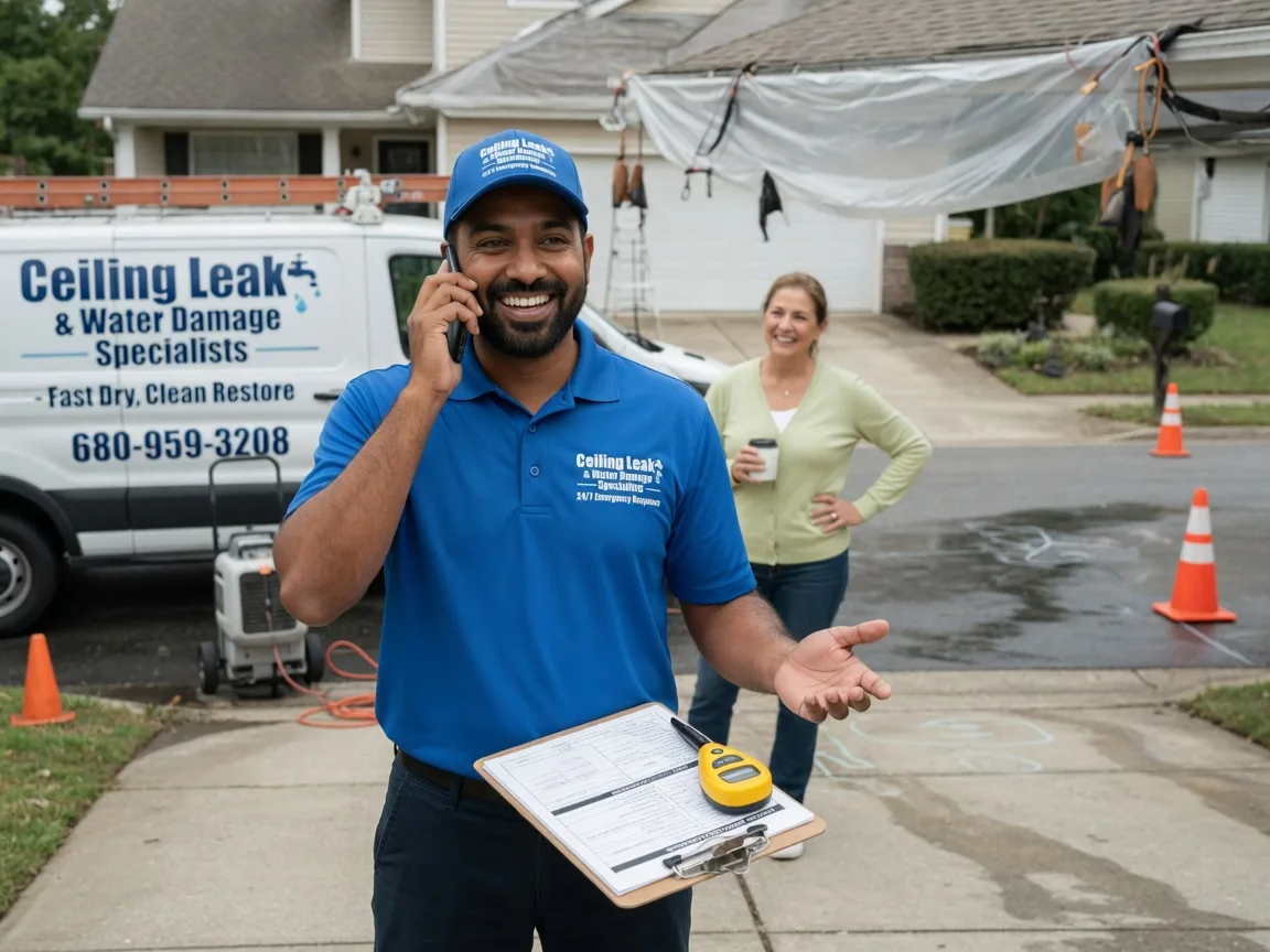 Ceiling Leak Cleanup Green Valley Lake, CA FAQs